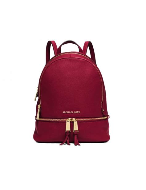 michael kors burgundy backpack purse|Michael Kors burgundy backpack.